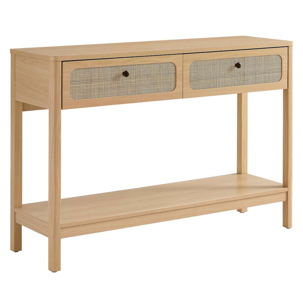Chaucer Wood Entryway Console Table. Picture 1