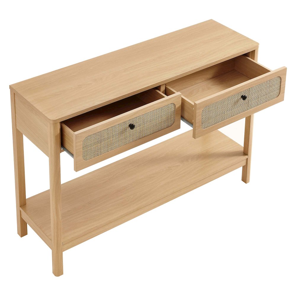 Chaucer Wood Entryway Console Table. Picture 7
