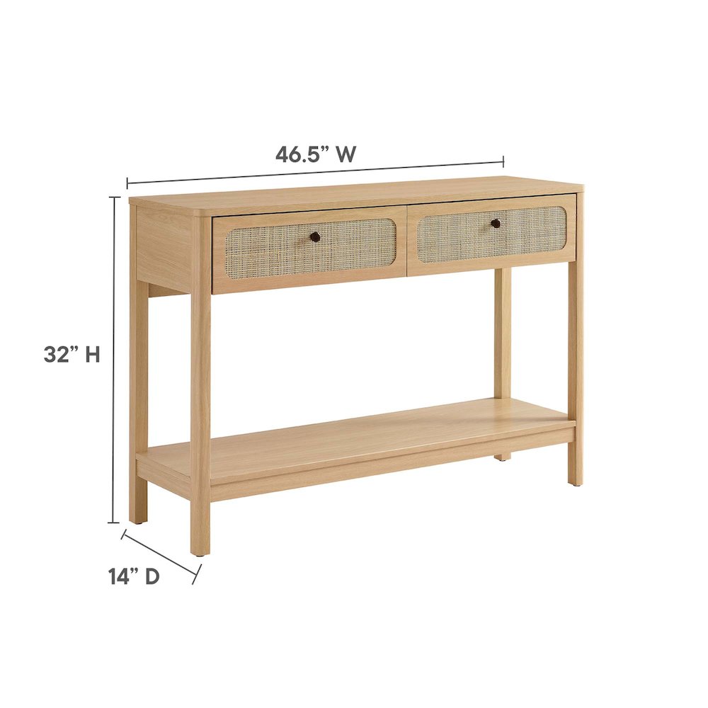 Chaucer Wood Entryway Console Table. Picture 3