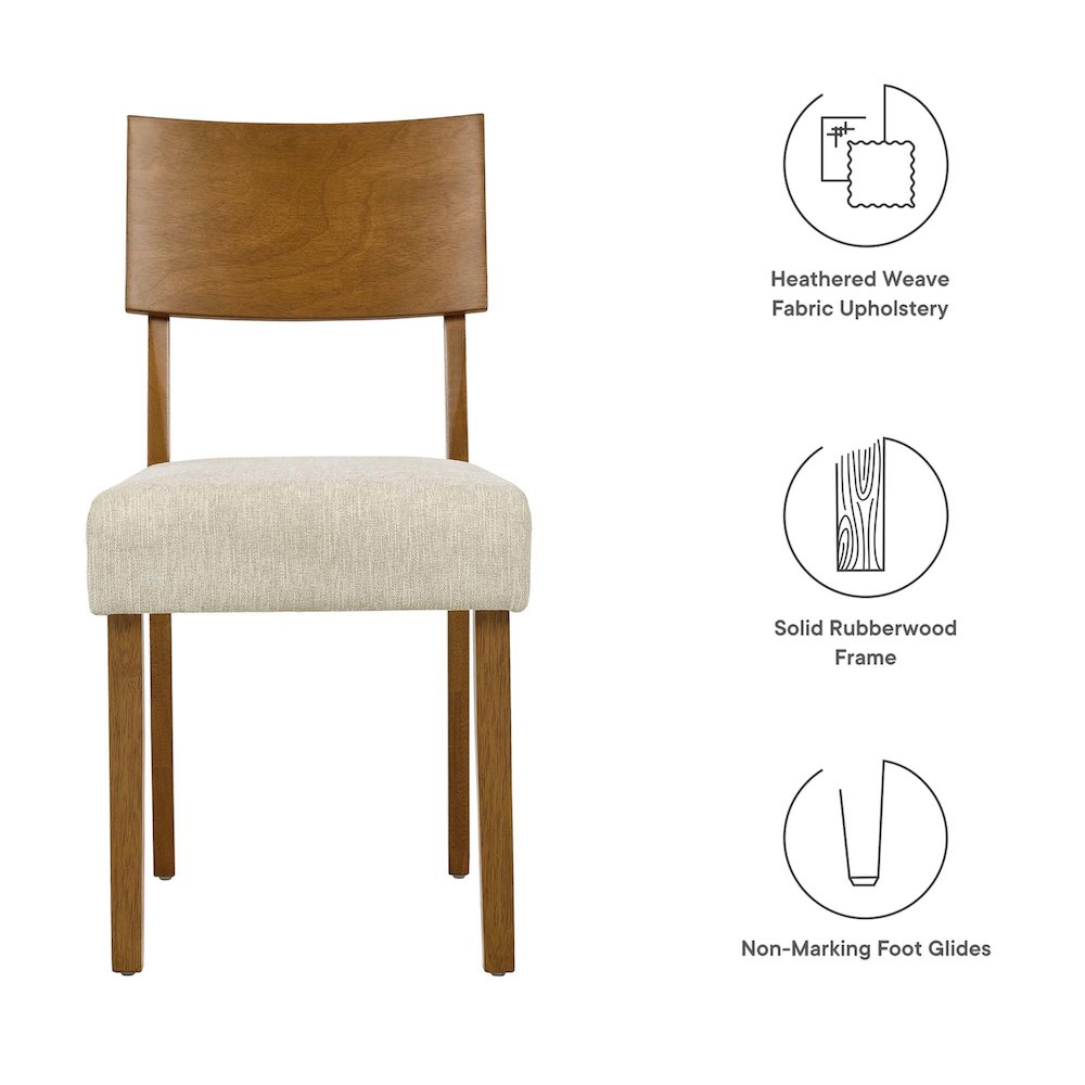 Pax Wood Dining Side Chairs Set of 2. Picture 2