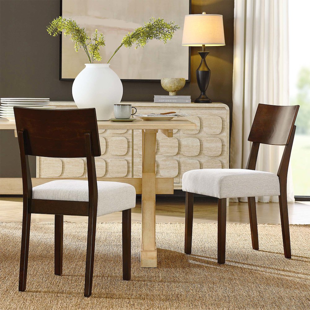 Pax Wood Dining Side Chairs Set of 2. Picture 9