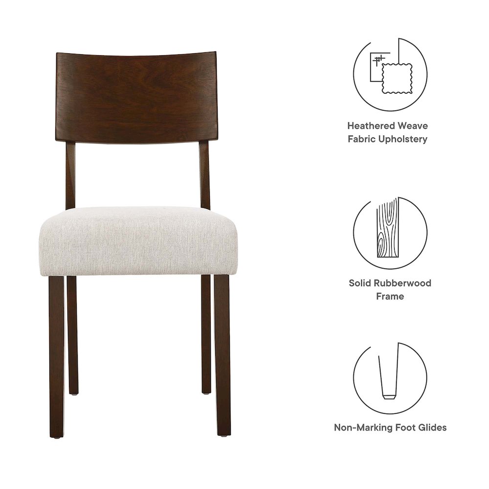 Pax Wood Dining Side Chairs Set of 2. Picture 3