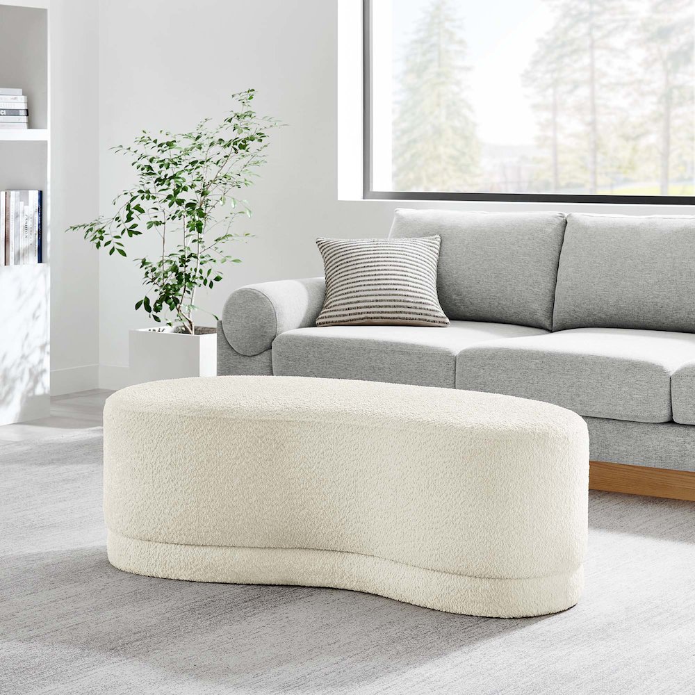 Nimbus 48" Upholstered Ottoman Bench. Picture 11