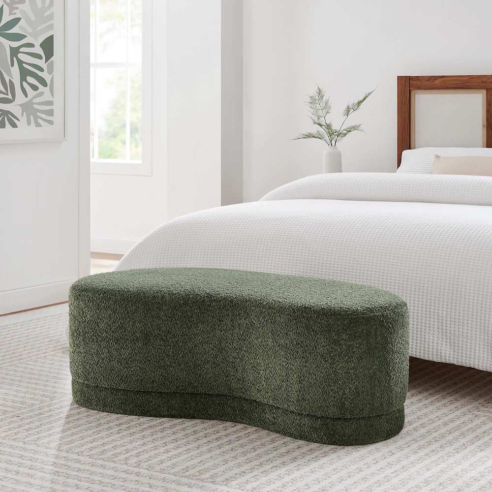 Nimbus 48" Upholstered Ottoman Bench. Picture 10