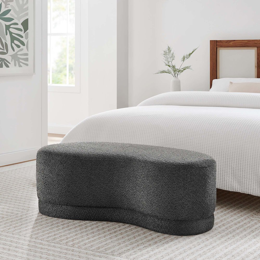 Nimbus 48" Upholstered Ottoman Bench. Picture 10