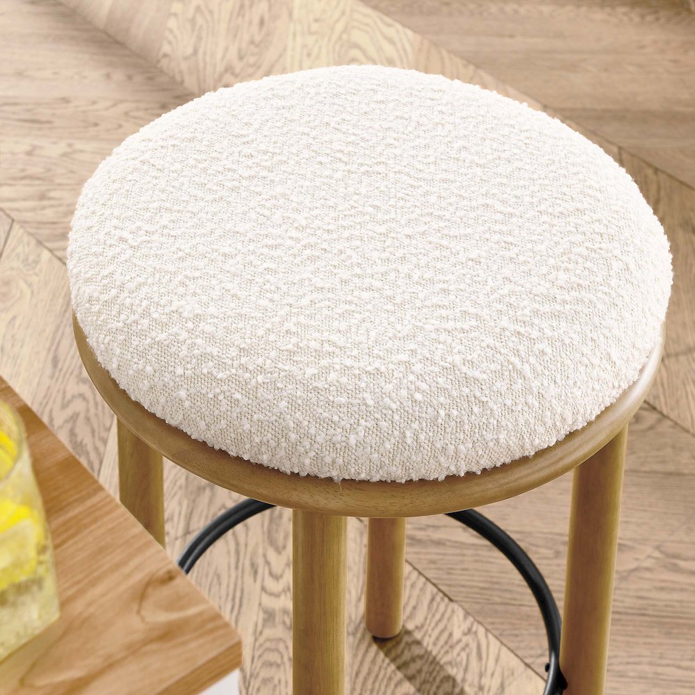 Fable Boucle Fabric Counter Stools Set of 2. Picture 8