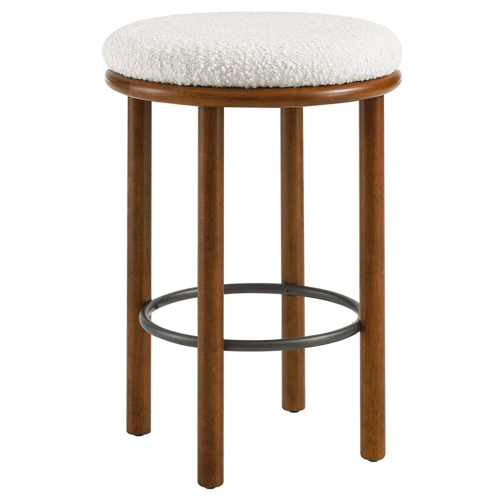 Fable Boucle Fabric Counter Stools Set of 2. Picture 4