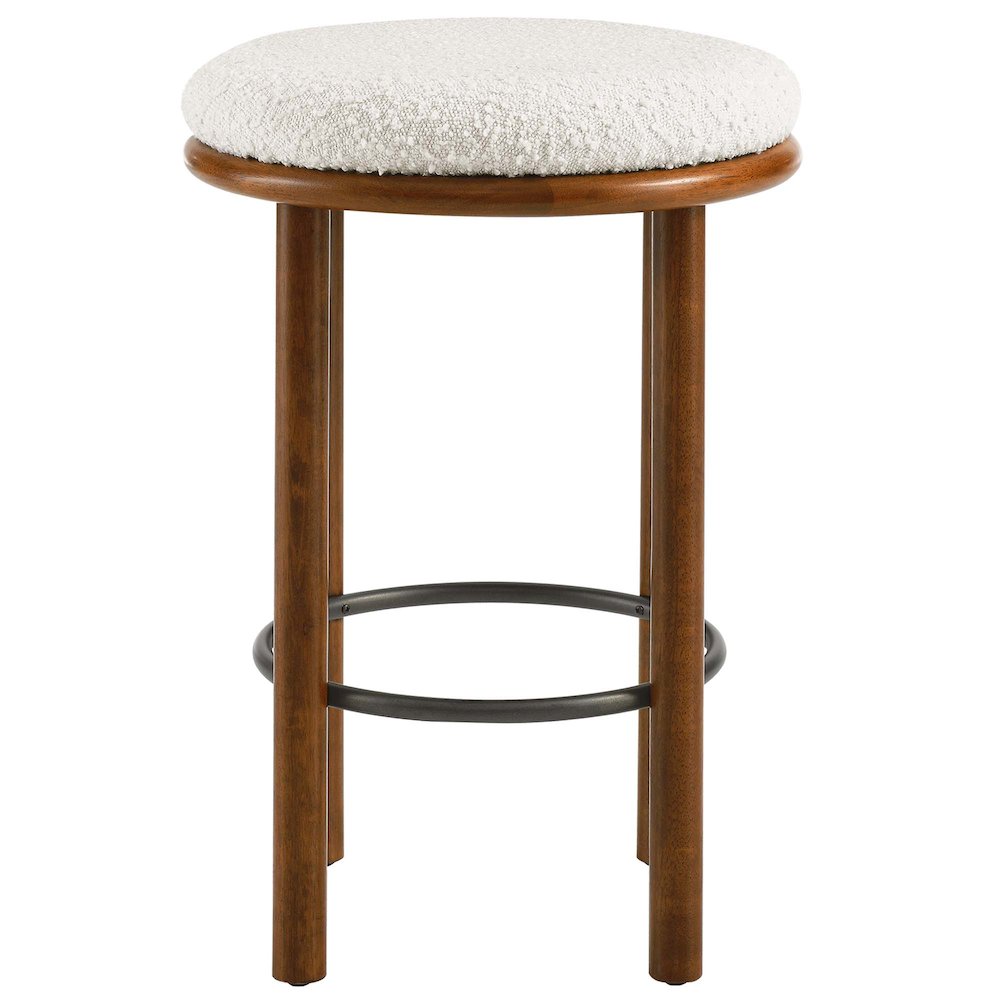 Fable Boucle Fabric Counter Stools Set of 2. Picture 5