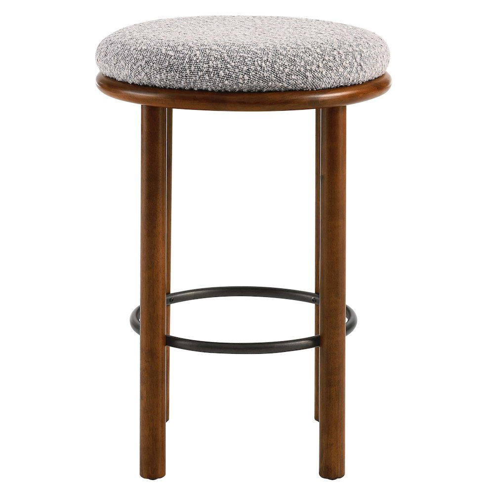 Fable Boucle Fabric Counter Stools Set of 2. Picture 5