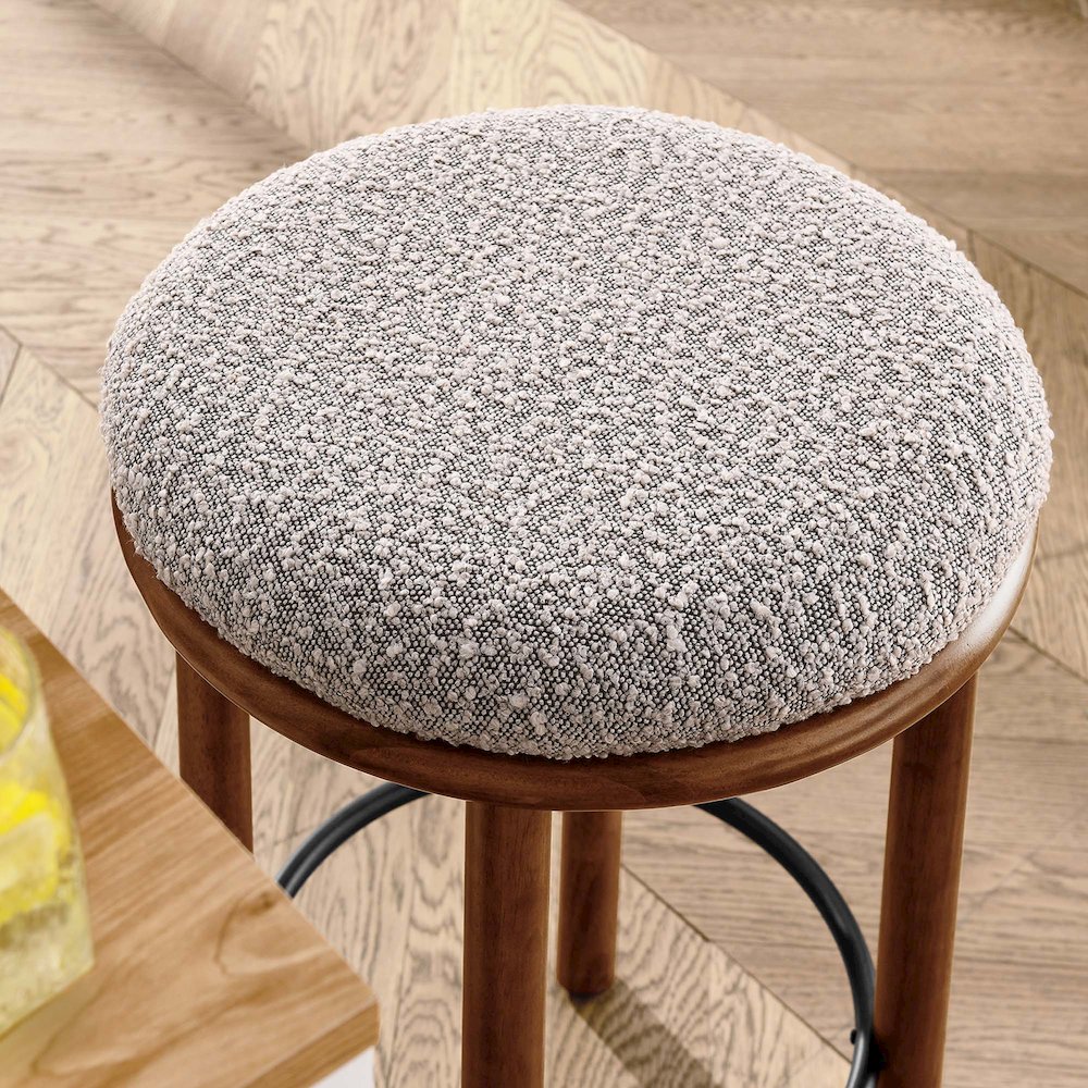 Fable Boucle Fabric Counter Stools Set of 2. Picture 8