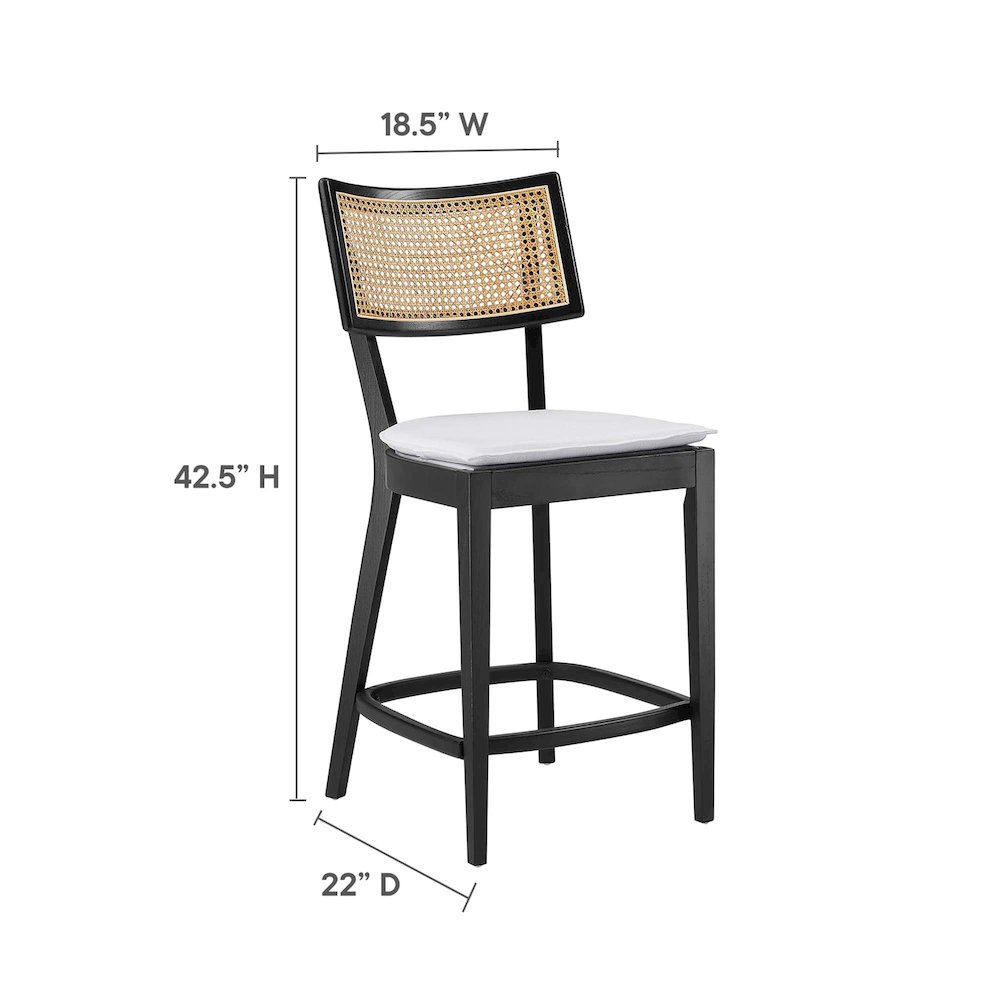 Caledonia Wood Counter Stools Set of 2. Picture 3