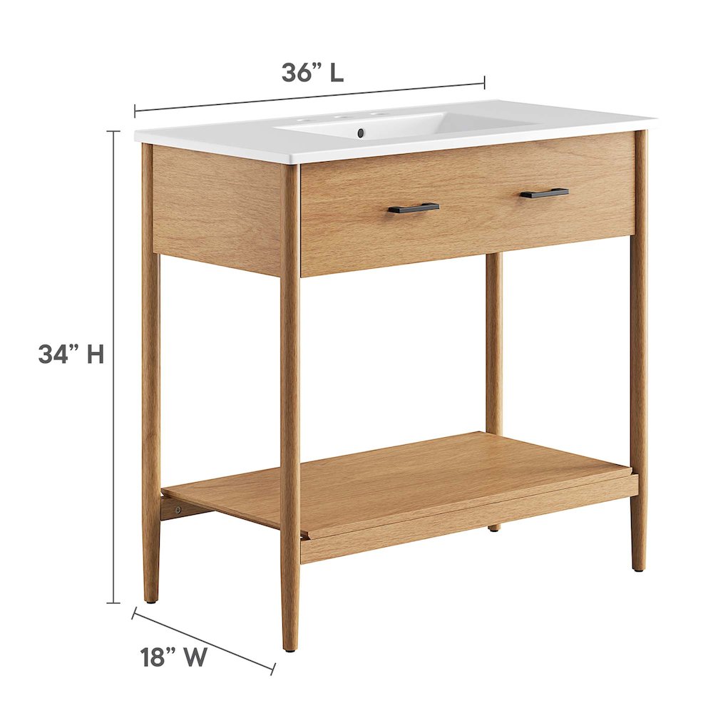 Zaire 36" Bathroom Vanity. Picture 3