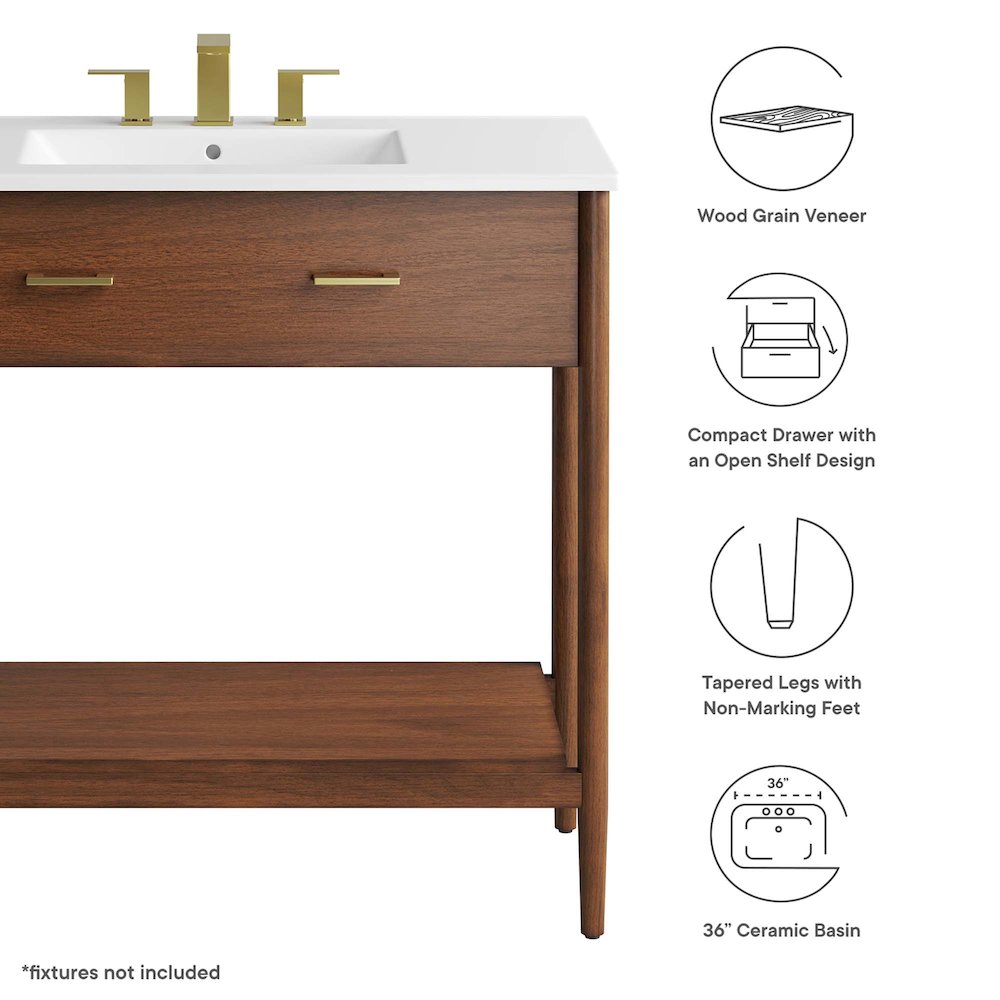 Zaire 36" Bathroom Vanity. Picture 2