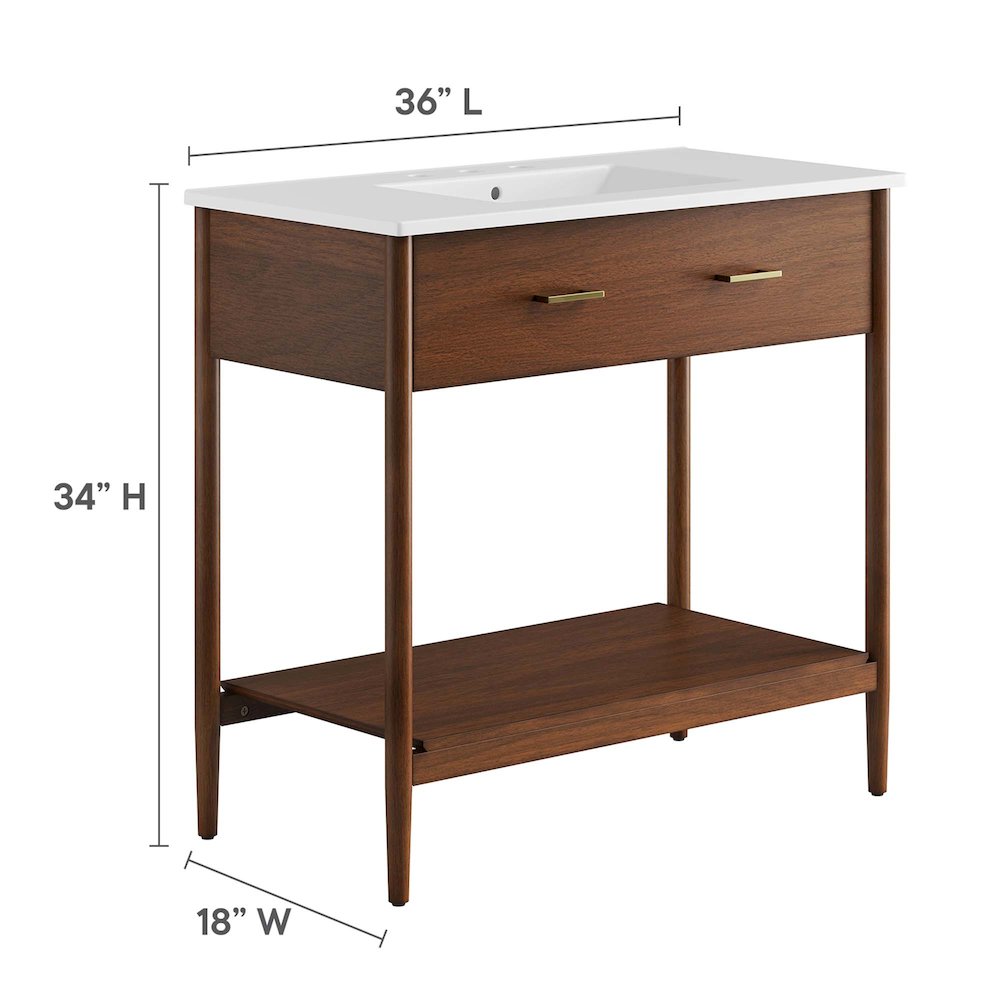 Zaire 36" Bathroom Vanity. Picture 3