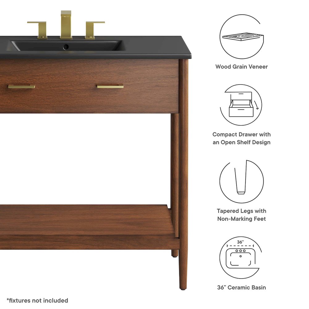 Zaire 36" Bathroom Vanity. Picture 2