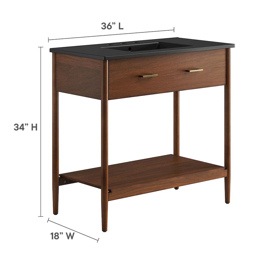 Zaire 36" Bathroom Vanity. Picture 3