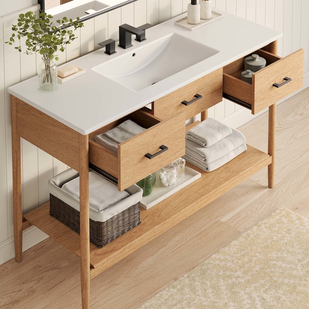 Zaire 48" Single Sink Bathroom Vanity. Picture 10