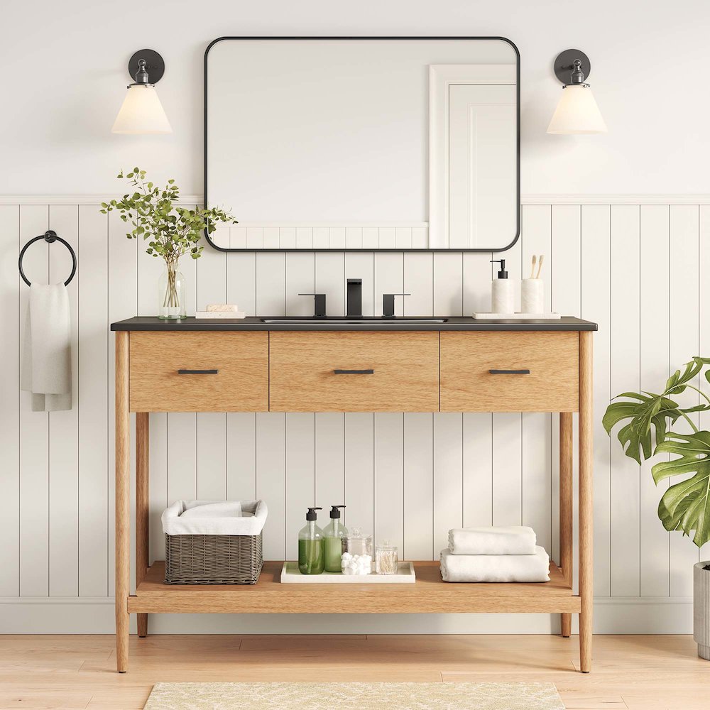 Zaire 48" Single Sink Bathroom Vanity. Picture 9