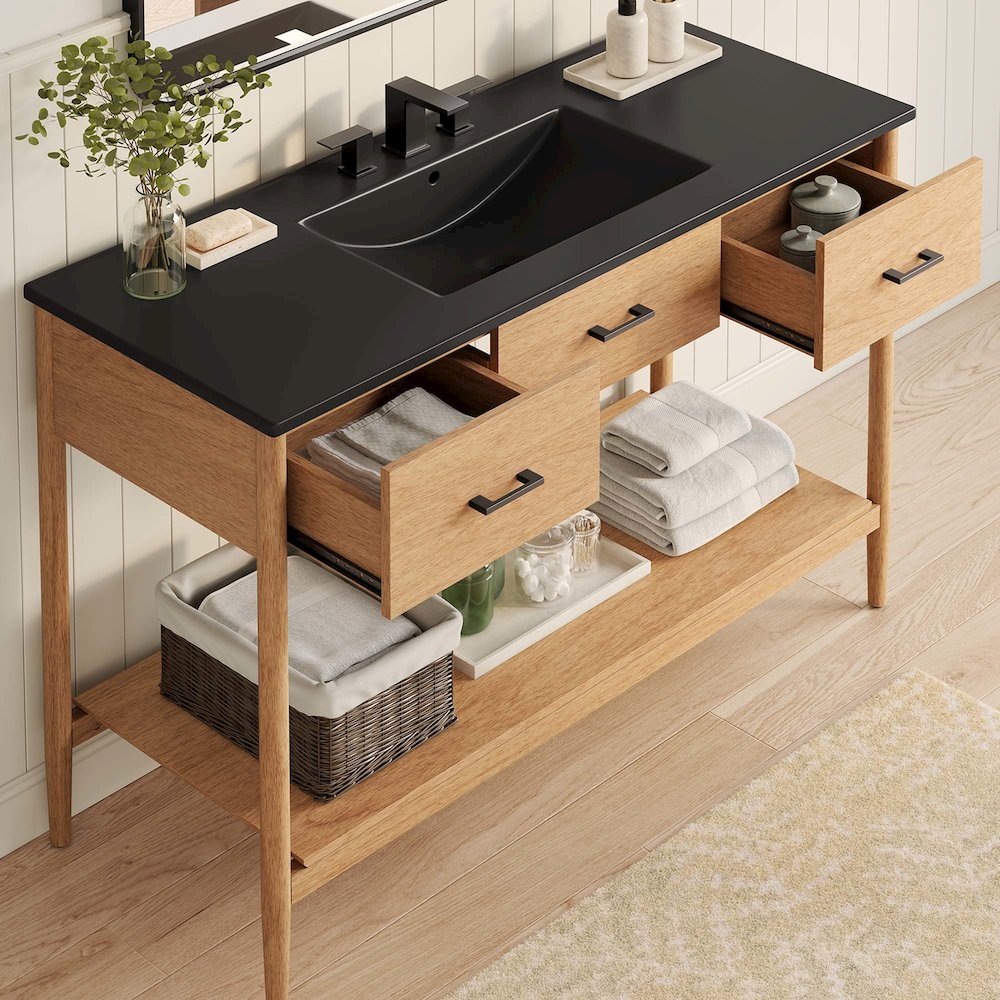 Zaire 48" Single Sink Bathroom Vanity. Picture 10