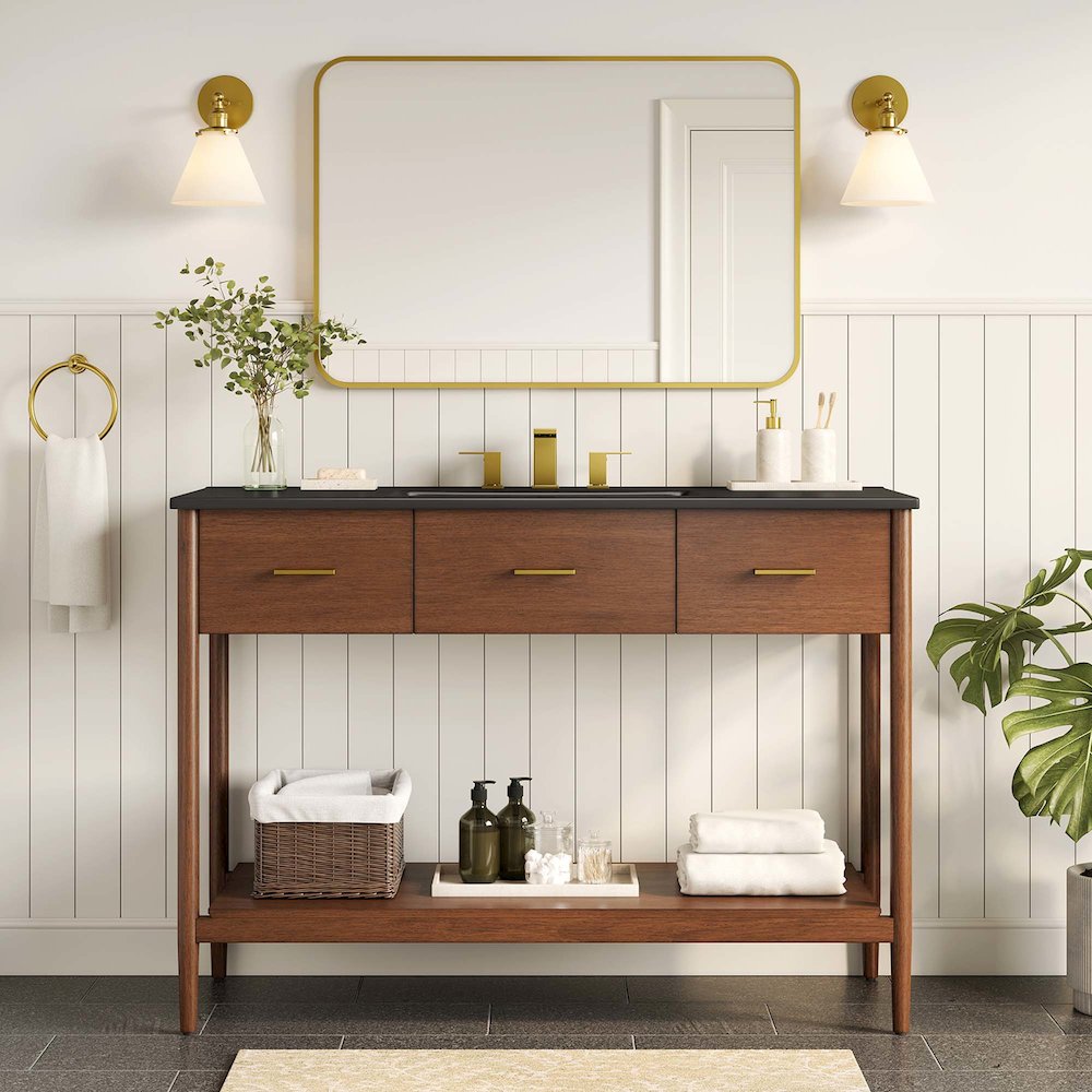Zaire 48" Single Sink Bathroom Vanity. Picture 9