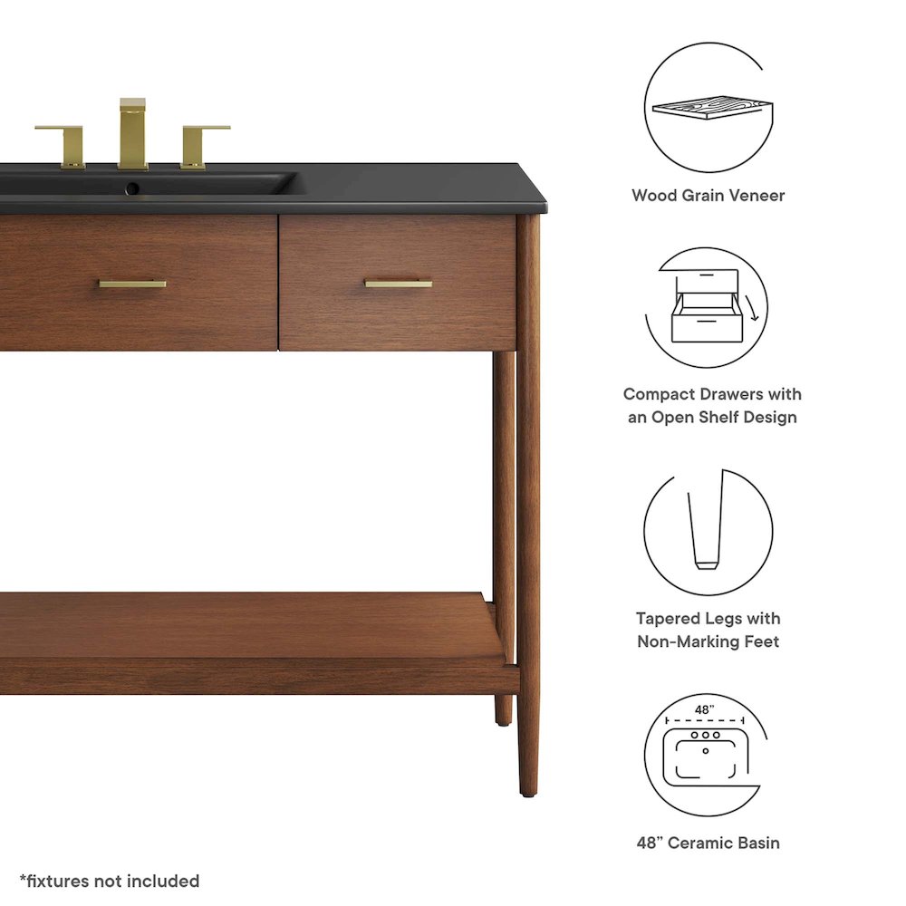 Zaire 48" Single Sink Bathroom Vanity. Picture 2