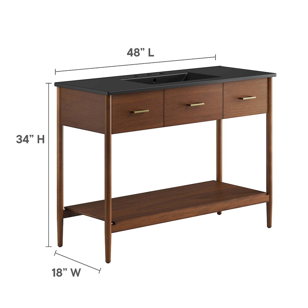 Zaire 48" Single Sink Bathroom Vanity. Picture 3