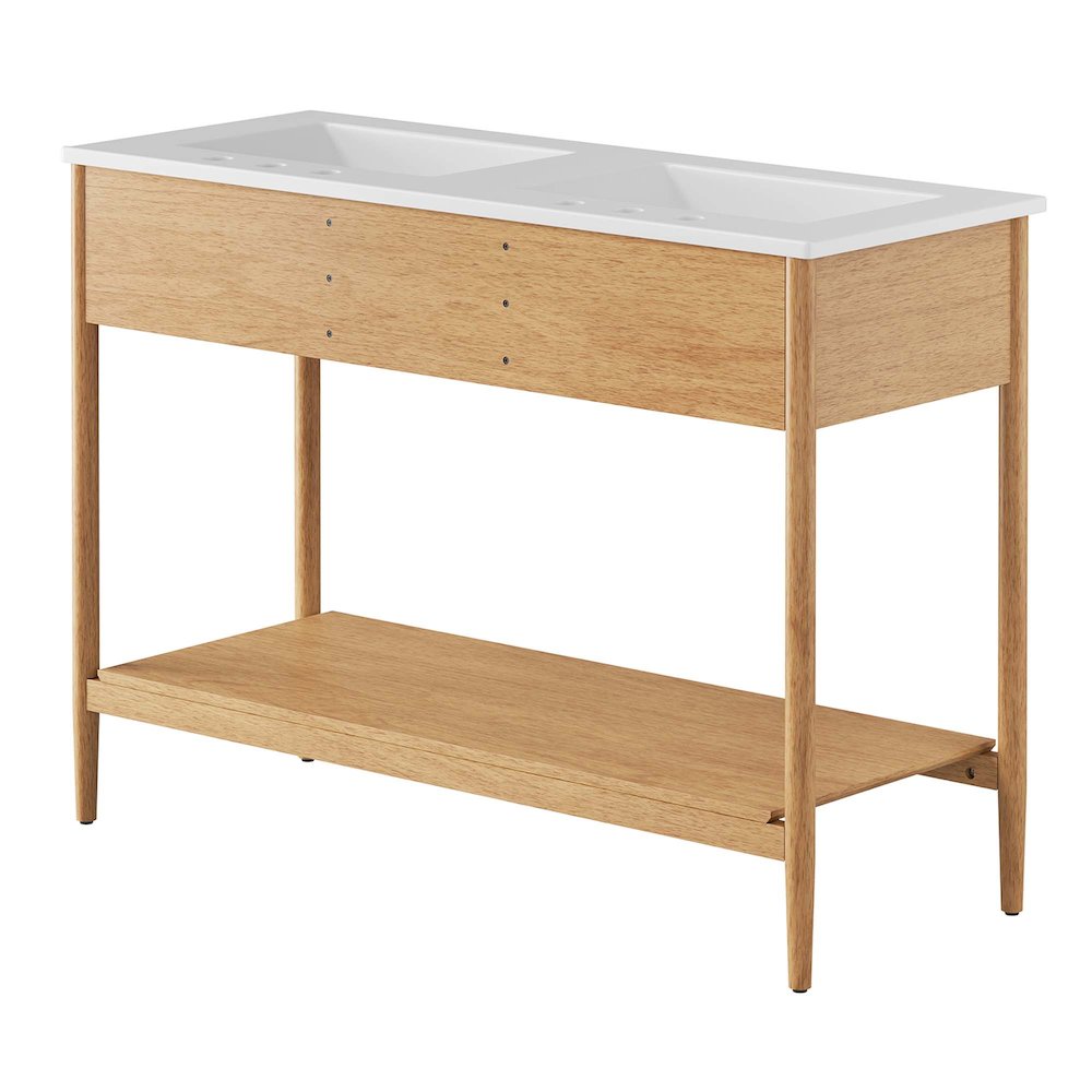 Zaire 48" Double Sink Bathroom Vanity. Picture 5