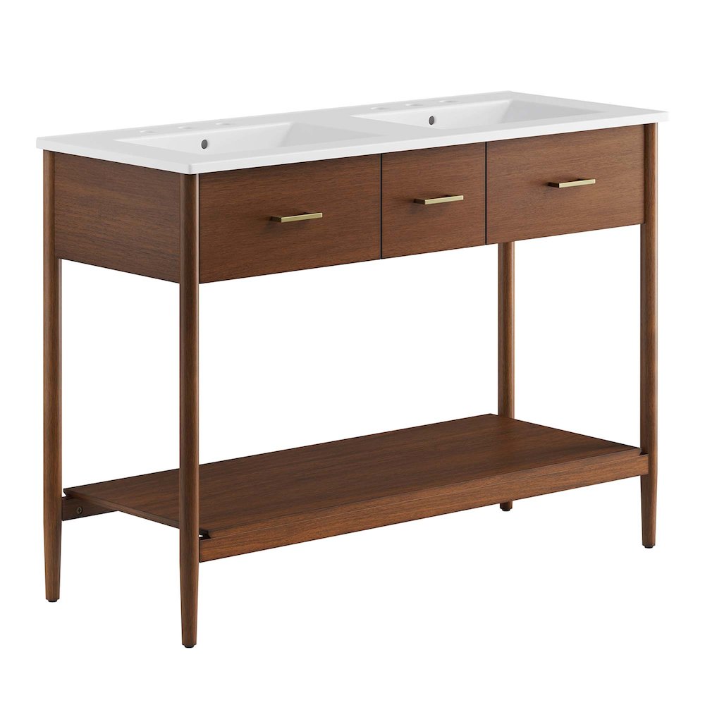 Zaire 48" Double Sink Bathroom Vanity. Picture 1
