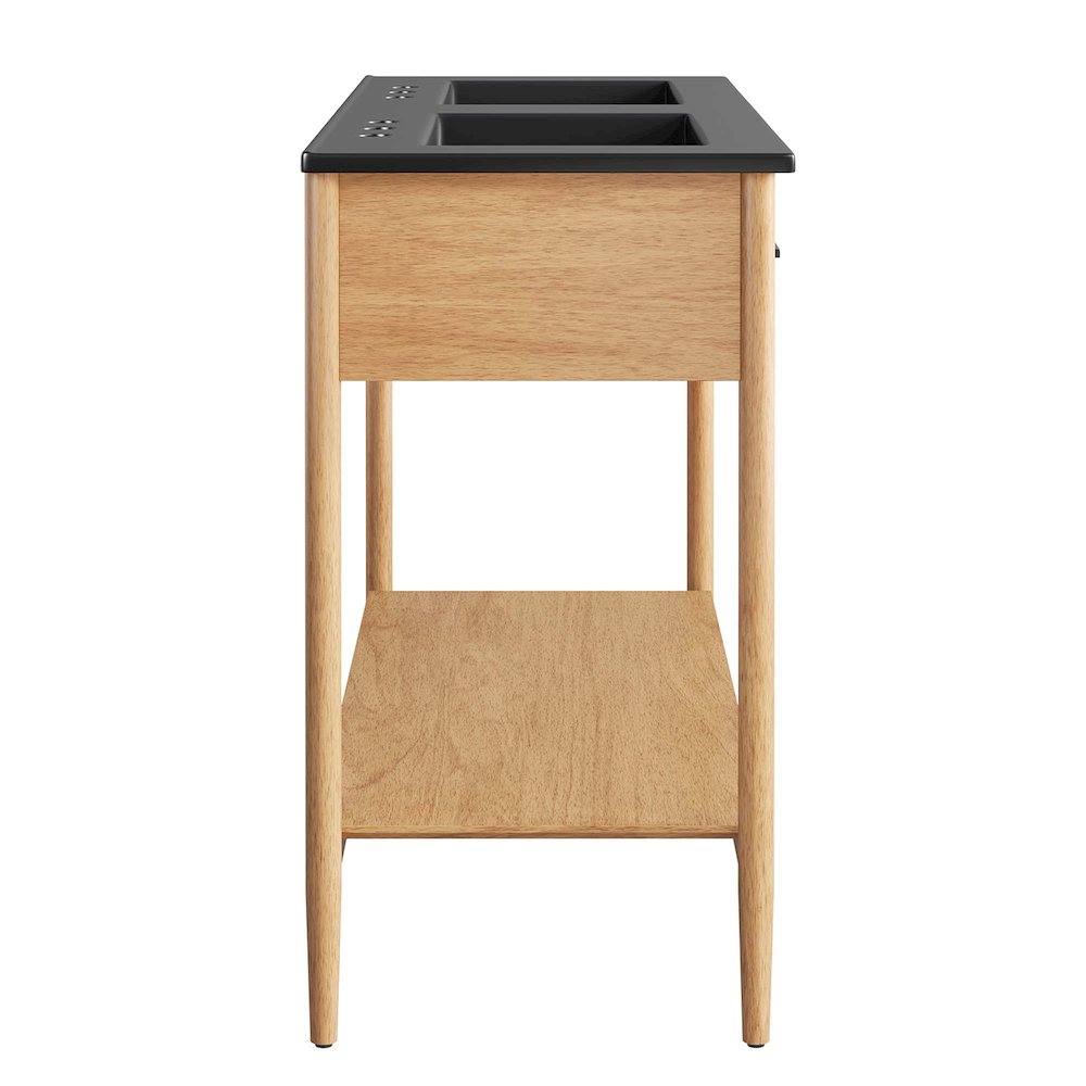 Zaire 48" Double Sink Bathroom Vanity. Picture 4