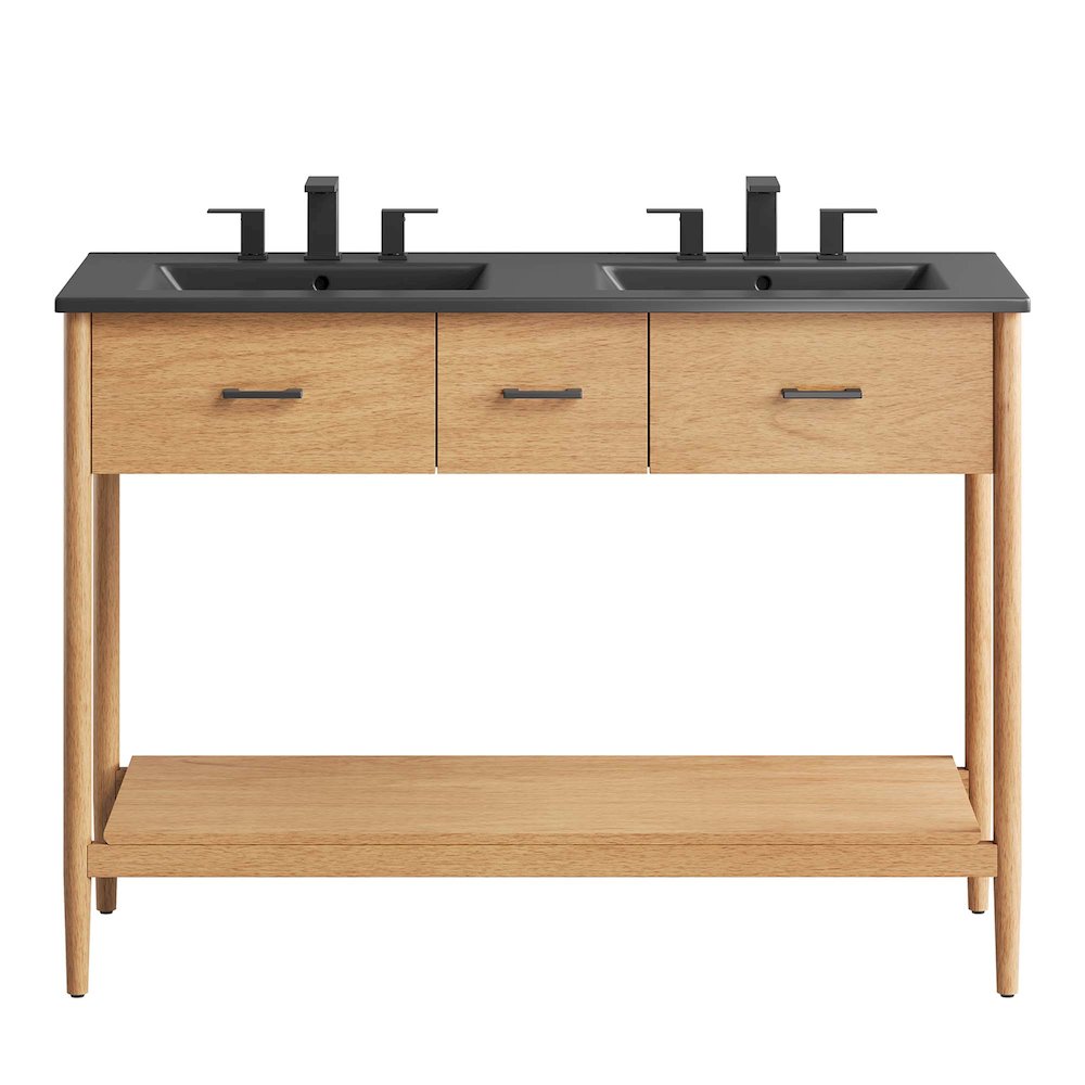 Zaire 48" Double Sink Bathroom Vanity. Picture 6