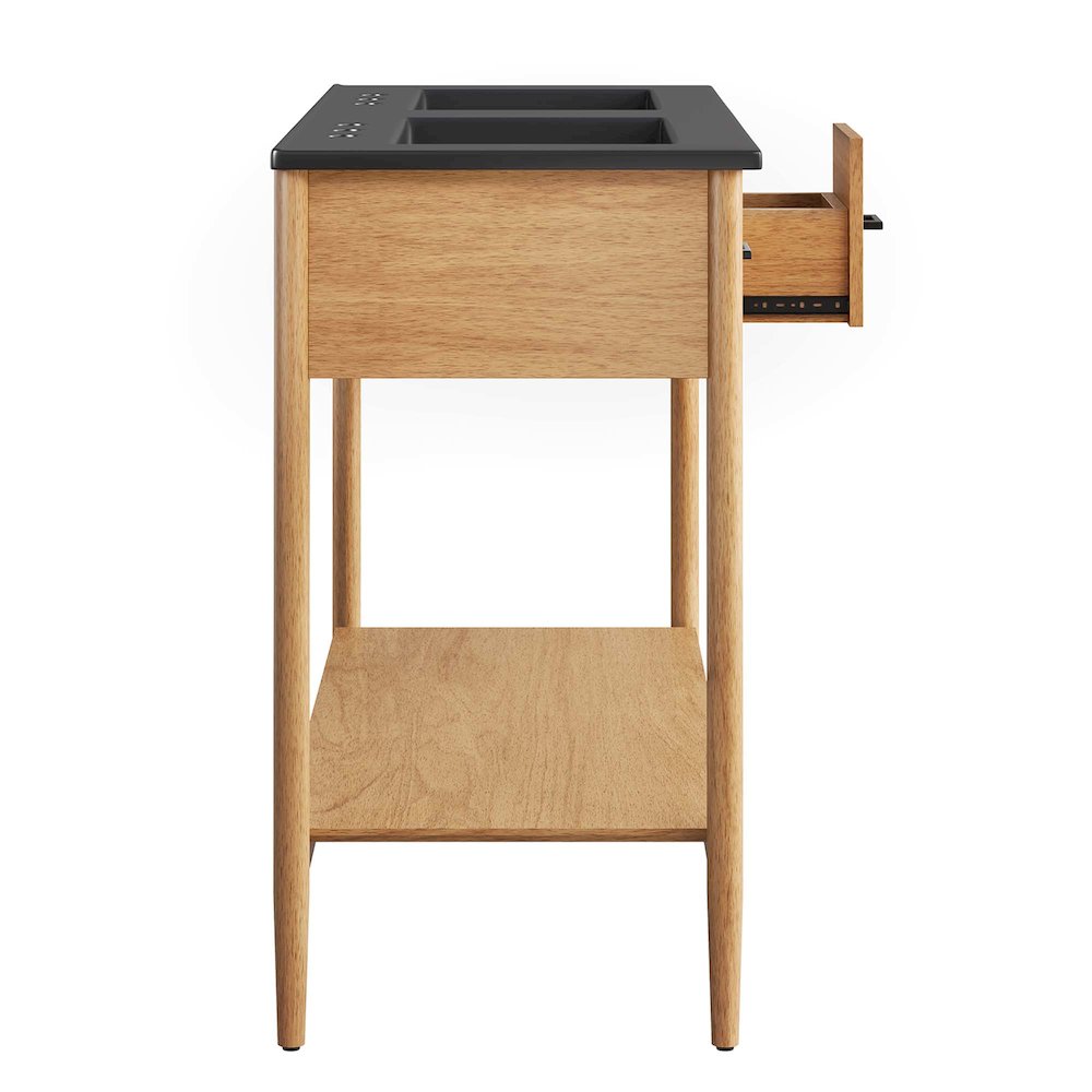 Zaire 48" Double Sink Bathroom Vanity. Picture 7