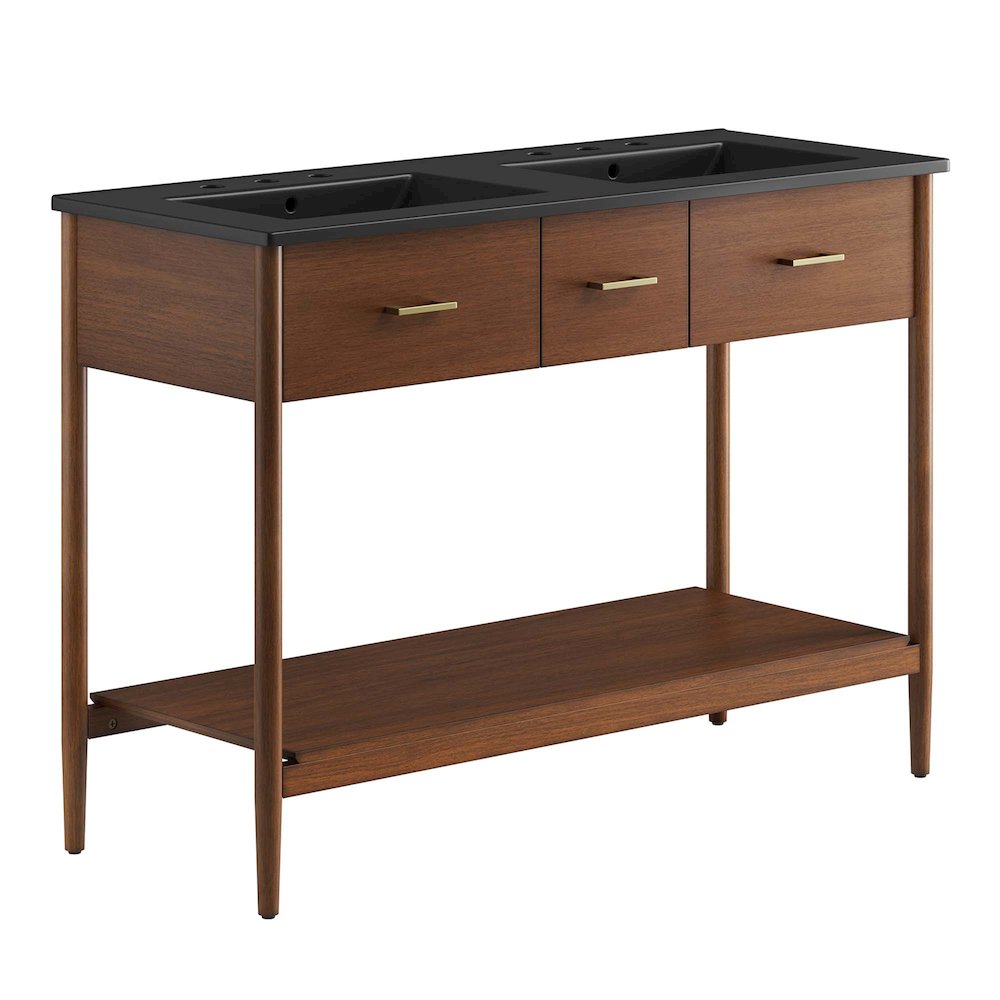 Zaire 48" Double Sink Bathroom Vanity. Picture 1