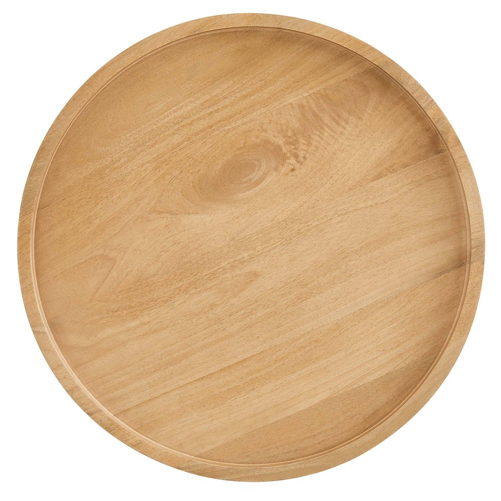 Chiro Round Wood Side Table. Picture 5