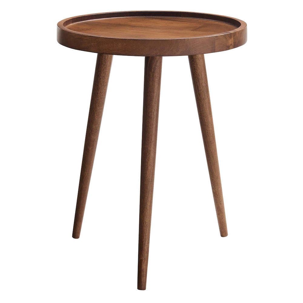 Chiro Round Wood Side Table. Picture 1