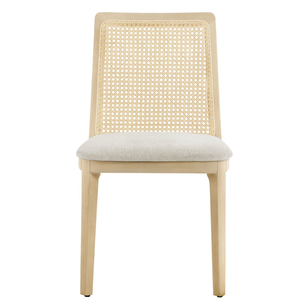 Monarch Wood and Rattan Dining Side Chair. Picture 6