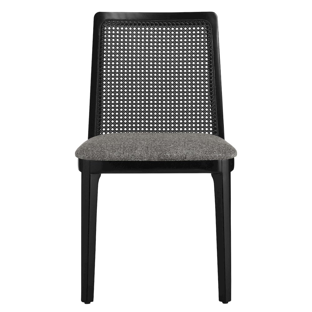 Monarch Wood and Rattan Dining Side Chair. Picture 6