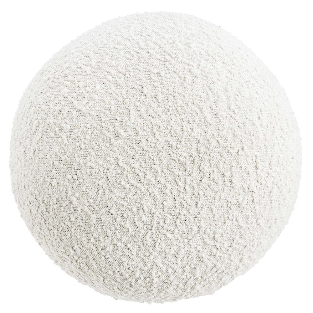 Breeze Boucle Upholstered Ottoman. Picture 6