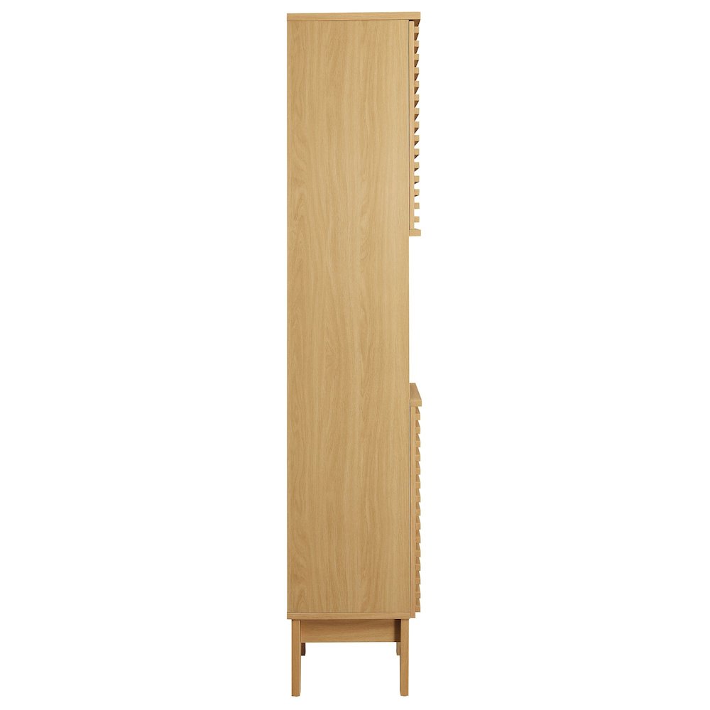 Render Tall Narrow Bathroom Storage Cabinet. Picture 4