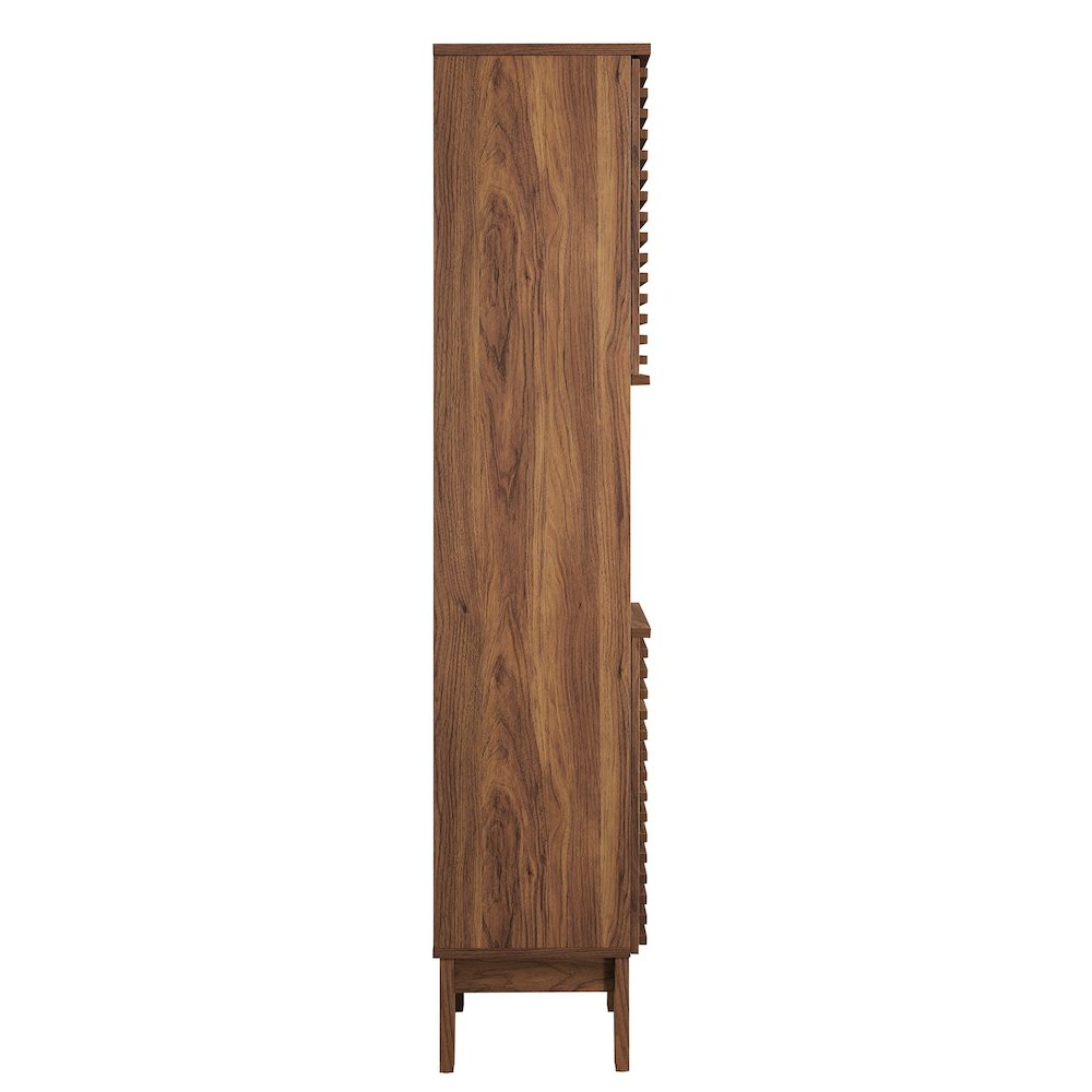 Render Tall Narrow Bathroom Storage Cabinet. Picture 4