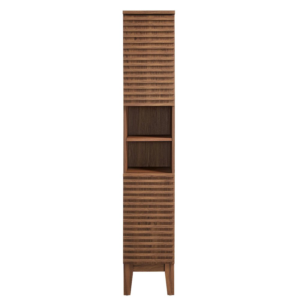 Render Tall Narrow Bathroom Storage Cabinet. Picture 5