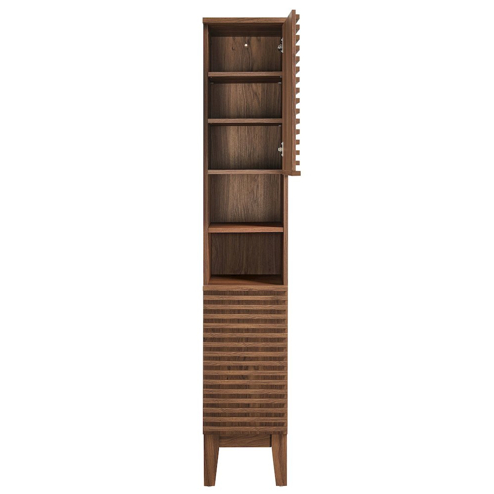 Render Tall Narrow Bathroom Storage Cabinet. Picture 6