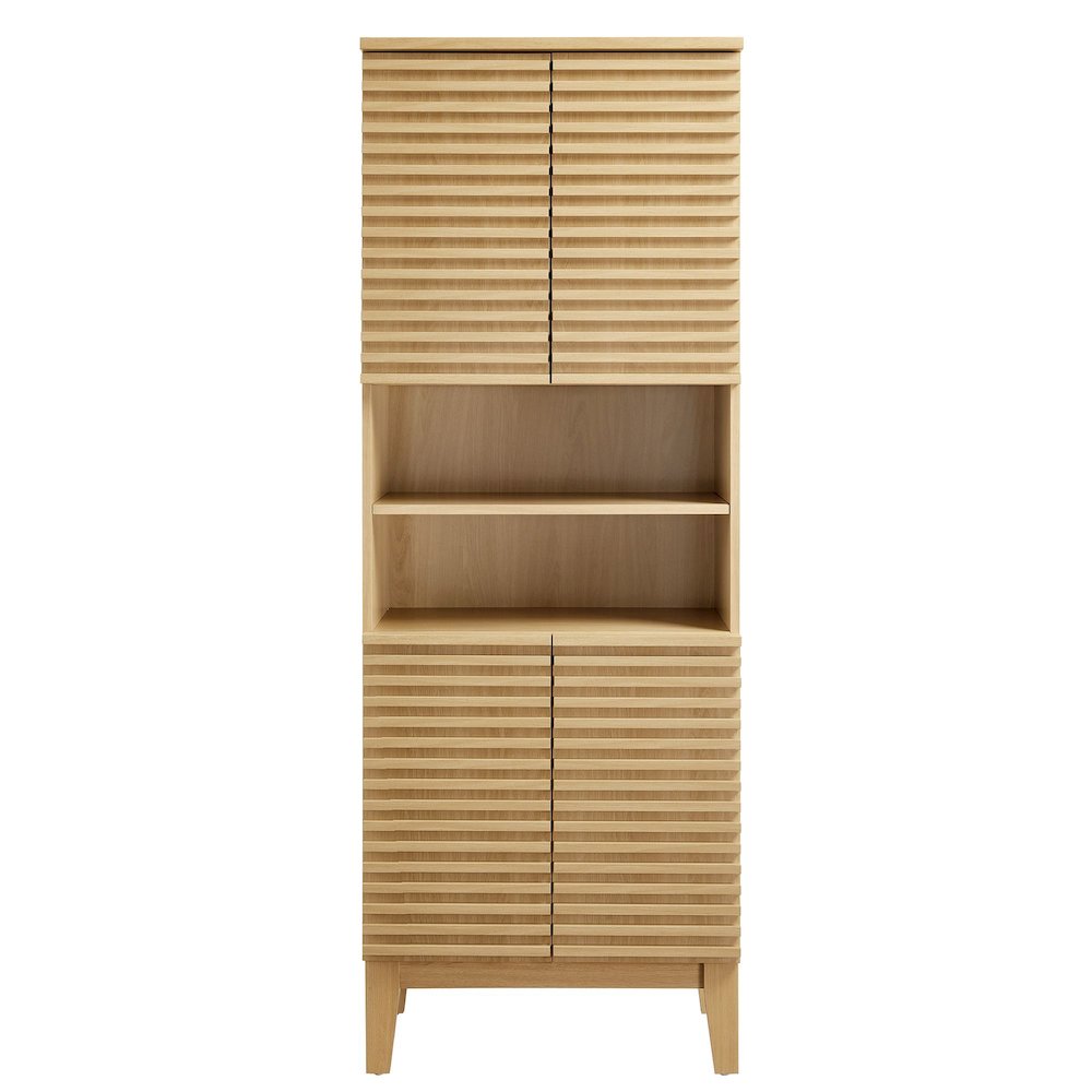 Render Tall Bathroom Storage Cabinet. Picture 5