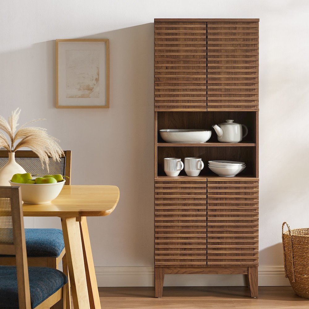 Render Tall Bathroom Storage Cabinet. Picture 9