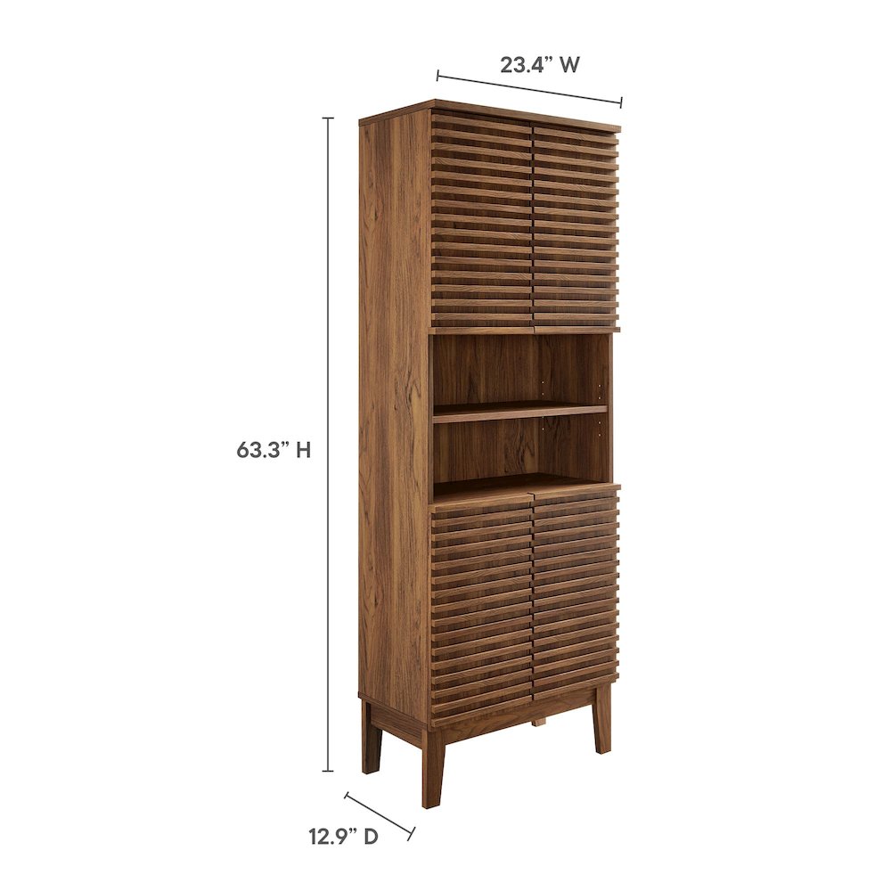 Render Tall Bathroom Storage Cabinet. Picture 3