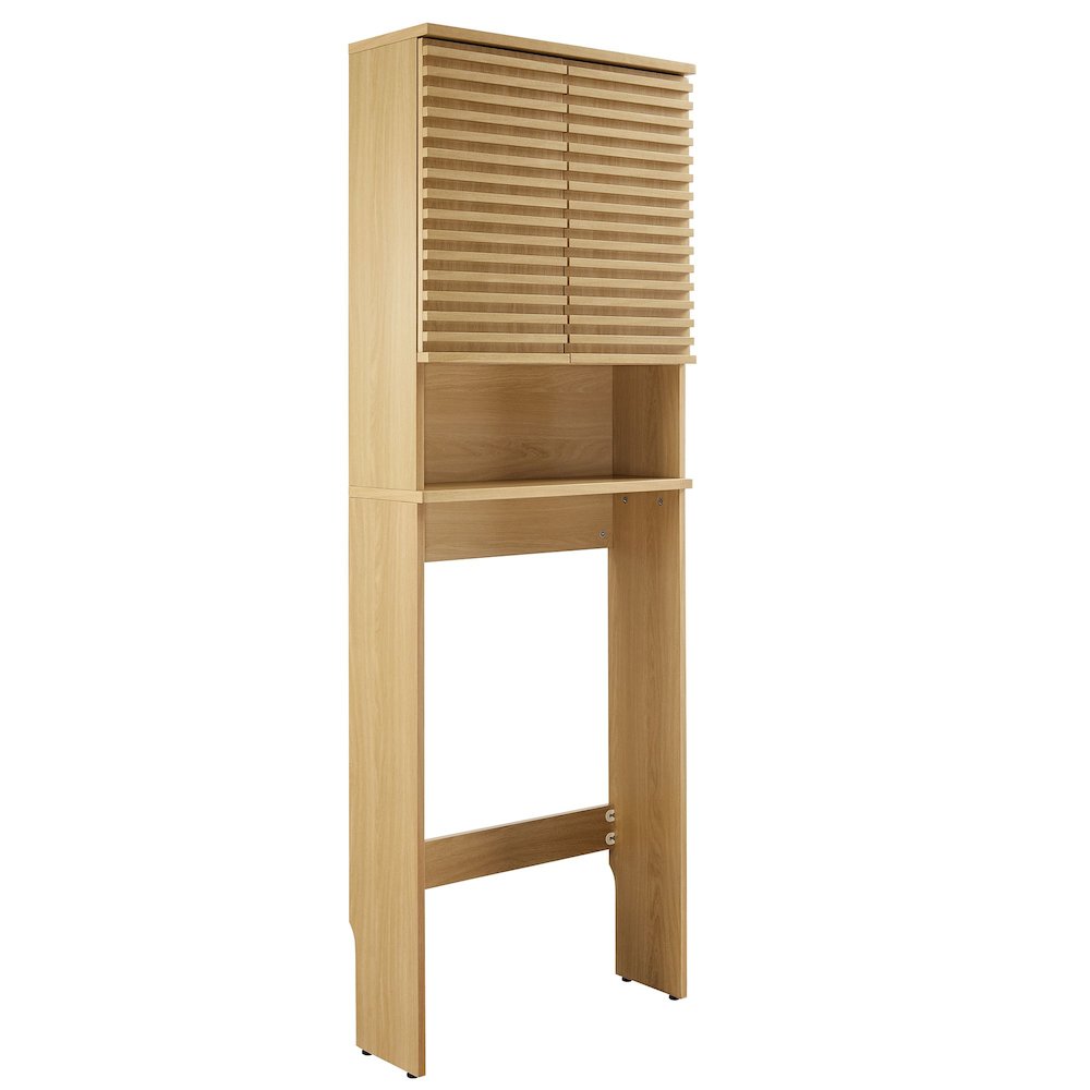Render Over the Toilet Bathroom Storage Cabinet. Picture 1