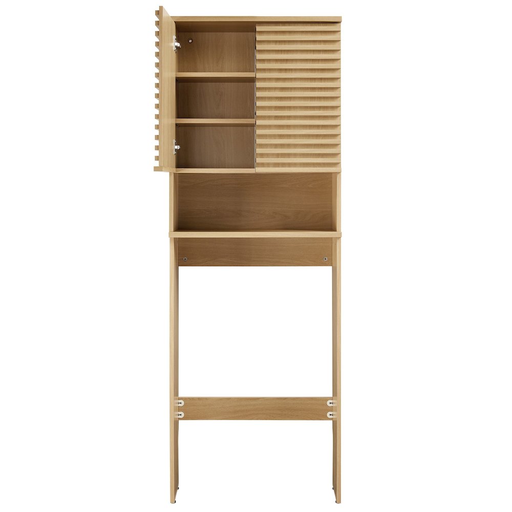 Render Over the Toilet Bathroom Storage Cabinet. Picture 6