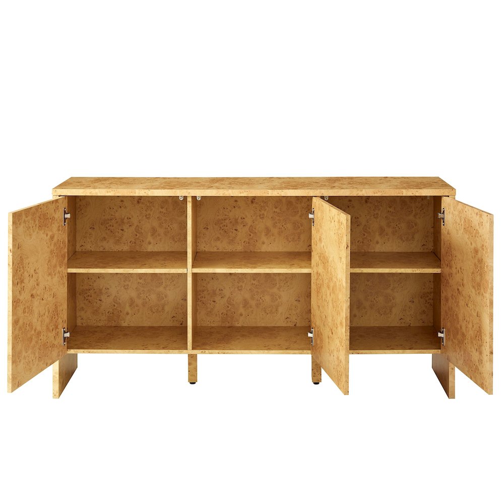 Hudson 60" Burl Wood Sideboard. Picture 8