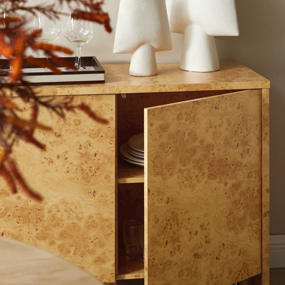 Hudson 60" Burl Wood Sideboard. Picture 12