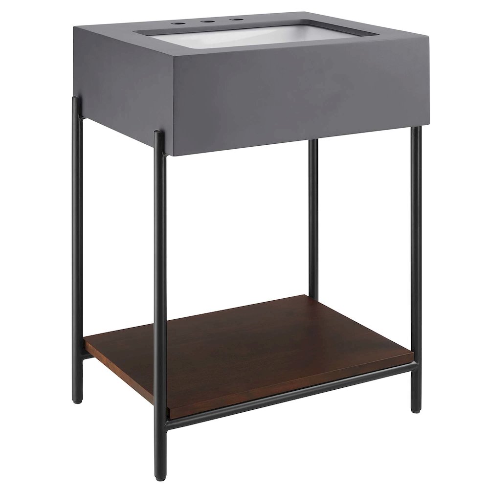 Etch 24" Bathroom Vanity with Sink. Picture 1