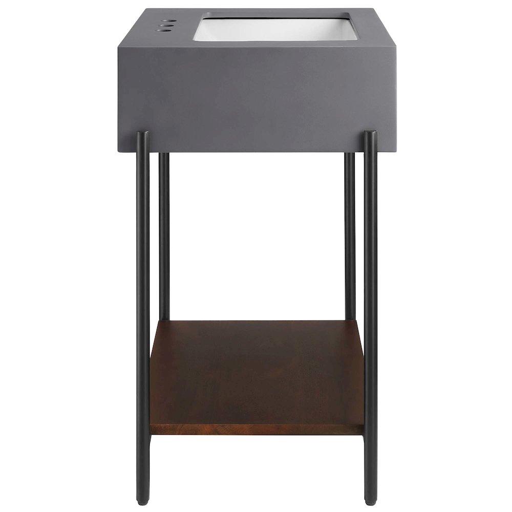 Etch 24" Bathroom Vanity with Sink. Picture 4